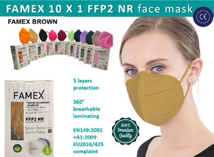FMXA FAMEX FFP2 - BROWN