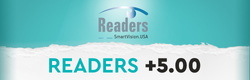 READERS +5.00