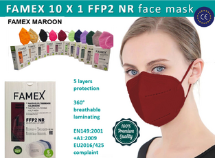 FMXA FAMEX FFP2 - MAROON