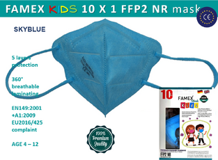 FMXK FAMEX KIDS FFP2 - SKYBLUE