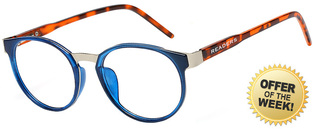 READERS BL185 BLUE +5.00