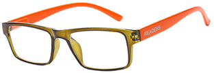 READERS RD193 OLIVE-ORANGE +2.00